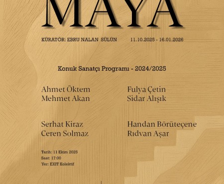 Bor Sanat ve EXIT İş Birliğinde Gerçekleşecek “MAYA” Adlı Sergi 11 Ekim’de Mardin’de Ziyarete Açılıyor!